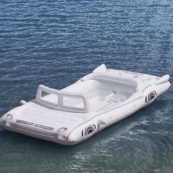 Retro Limo Island Float, White