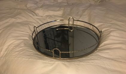 Mirrored serving tray - home decor