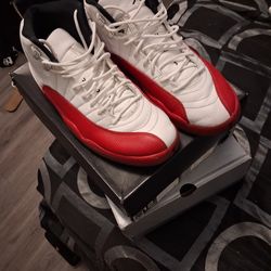 Red black and white 12s