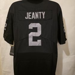 New Men's Raiders Jeanty Black Jerseys Stitched