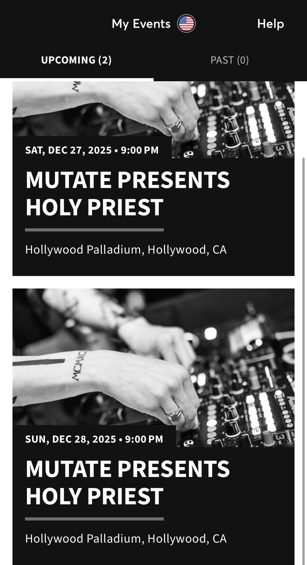 Holy Priest Tickets