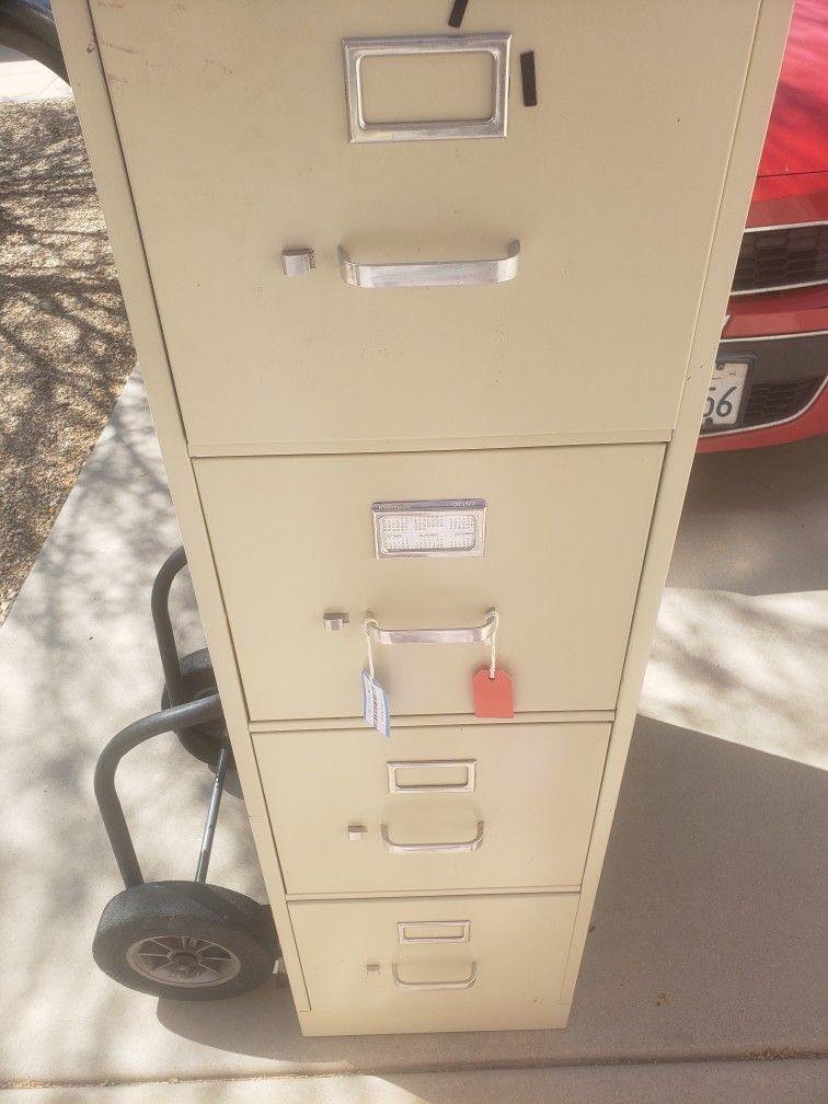 Free 4 Drawer "Hon" Metal File Cabinet