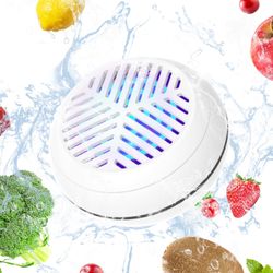 Fruit and Vegetable Washing Machine Fruit Cleaner Device in Water IPX7 Produce Purifier with Wireless Charging & OH-ion Purification Technology for Fr