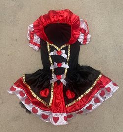 Queen of Hearts Halloween Costume Dress