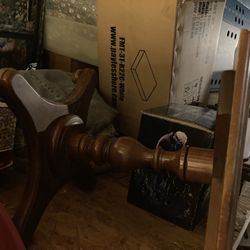 Furniture, Wood End /side Table