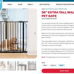 Carlson Extra Tall Pet Gate