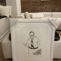 LIMITED EDITION (#6 of 15) “Thumbs Up Grandpa” Framed Large Print Art