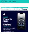 I PHONE 16 E  128G