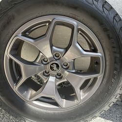235/65r17 BF Goodrich Tires And Bronco Sport Wheels