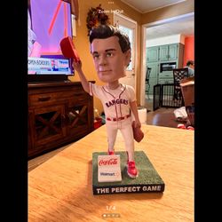 2019 Texas Rangers Kenny Rogers "The Perfect Game" Bobblehead