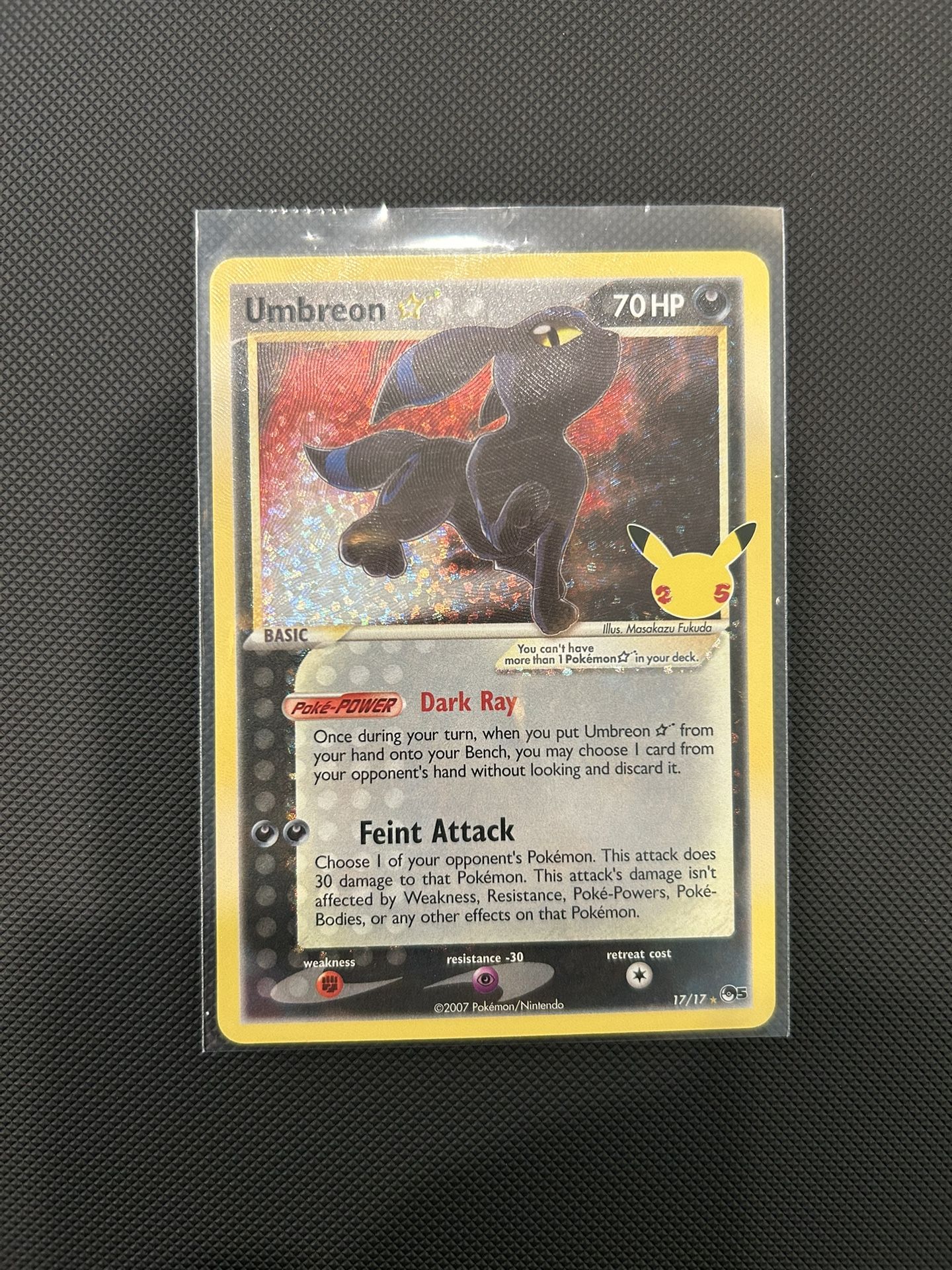 Umbreon Gold Star Celebrations