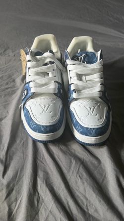 Louis Vuitton LV Trainer Sneakers Denim Monogram