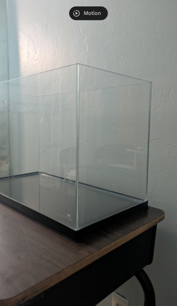 Imagitarium 10-Gallon Rimless Tank + Thermometer and 2 Leveling mats