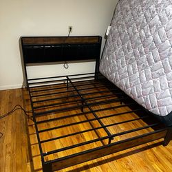 Queen Bed frame / Headboard