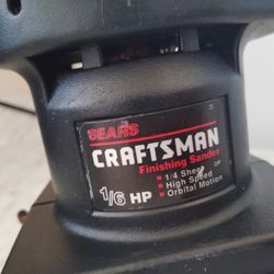 CRAFTSMAN TOOLS DUAL MOTION SANDER, 1/3 SHEET, 1/4 HP, Model (contact info removed)30