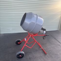 XtremepowerUS 4.6 cu ft Portable Electric Geared Cement Mixer