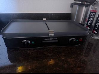 Hamilton Beach griddle and grill