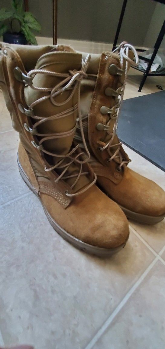 Steel Toe Boots Combat Work Boots