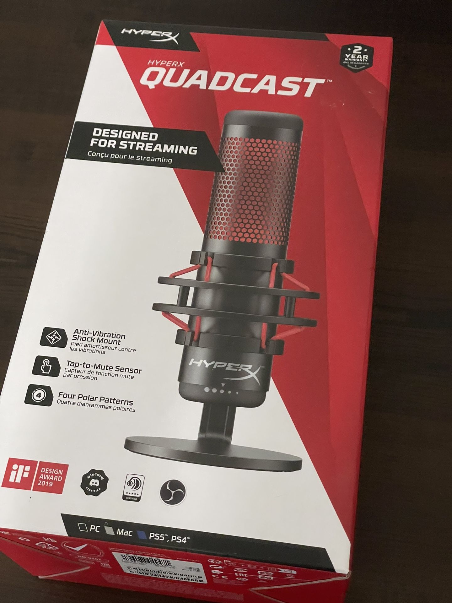 Hyper X Quadcast Microphone