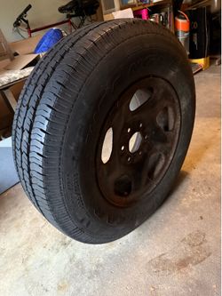 Spare Goodyear tire & wheel