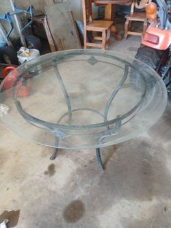 Glass table