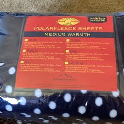 Polar Fleece Full size Sheet Set Still In Bag