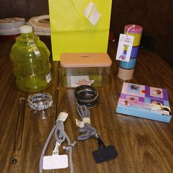 Women's jewelry, cell phone timer cage, & more grab bag all Brand New