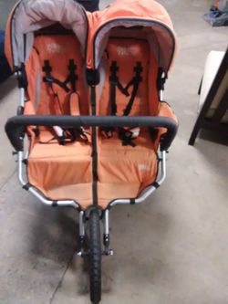 TIKE TECH DOUBLE BABY STROLLER
