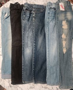 Boys Denim Jeans Size 12 (6 pairs)
