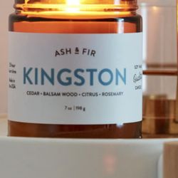 NEW! Ash & Fir KINGSTON Candle 7 oz