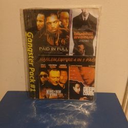 GANGSTA PACK 4 DVD MOVIES