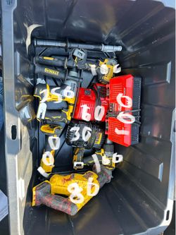 Bundle of tools and chargers