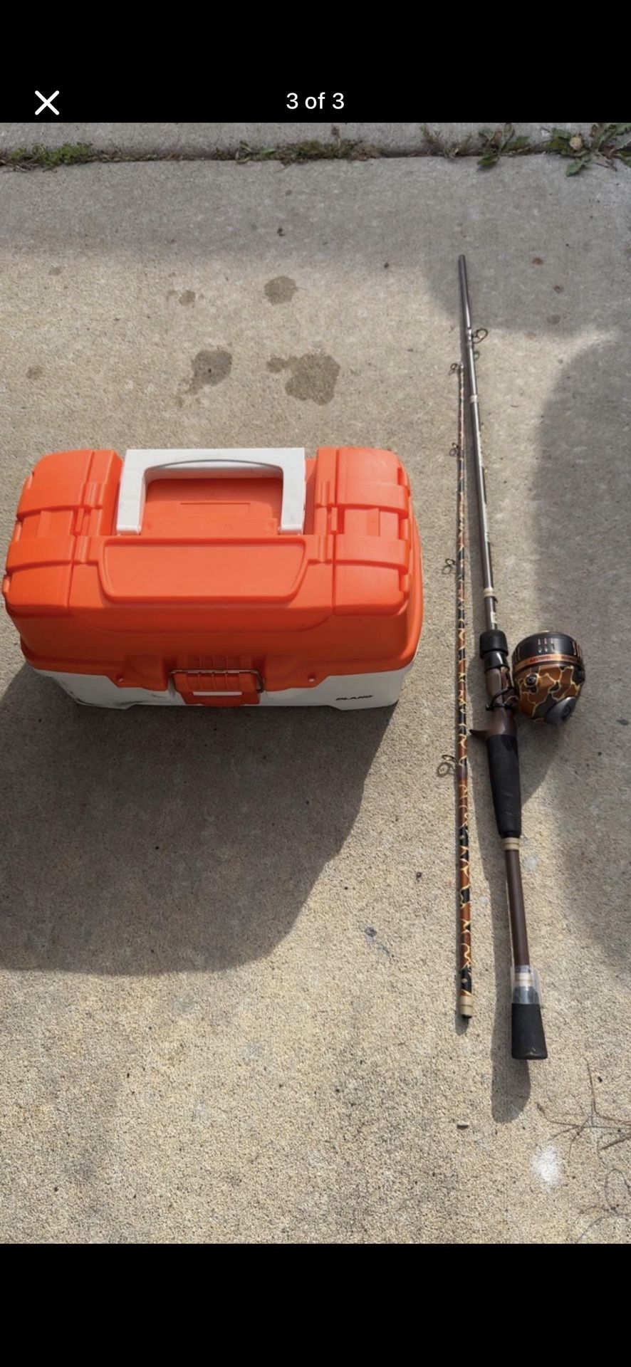 Rod And Tacklebox Combo