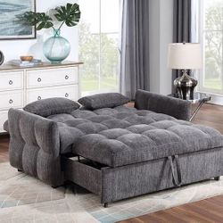 Shnaz Sleeper Futon Sofa By FoA🍀WİTH İNTEREST FREE PAYMENT OPTİONS