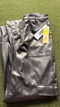 Wide Leg Leather pants
