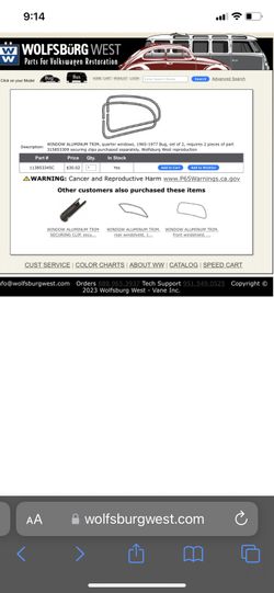 Chrome Window Strips For Rear Quarter Windows