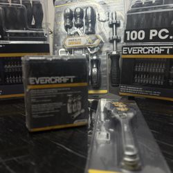 100 PIECE EVER-CRAFT SCREWDRIVER SET BUNDLE