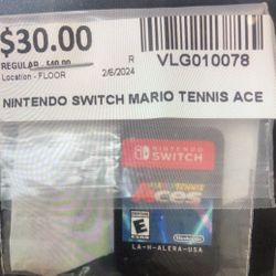 Nintendo Switch Game Tennis Ace