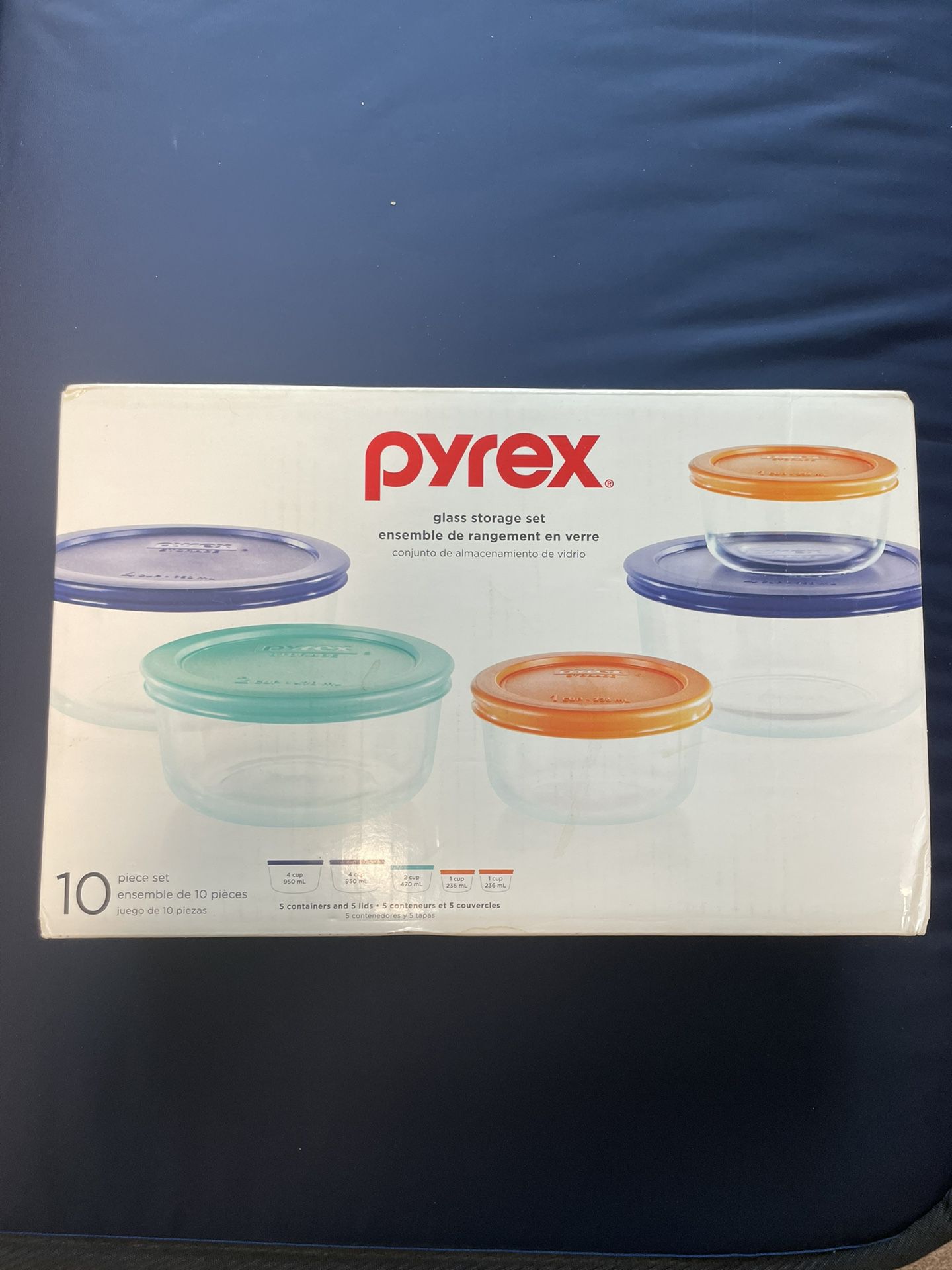 Pyrex Glass Storage 