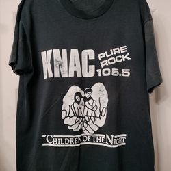 Vintage 90s KNAC  T Shirt Size XL