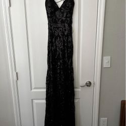 Black Sparkly Formal Dress Size XS