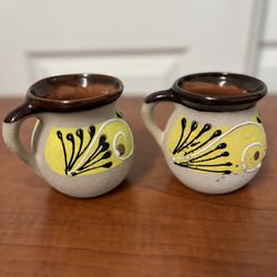 Mexican Clay Mugs, Also Known As Jarritos