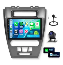 Car Stereo for Ford Fusion Mustang 2009-2012 Wireless CarPlay Android Auto,Android 10.1“ IPS