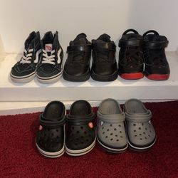 Kids Jordan Crocs Vans Shoes