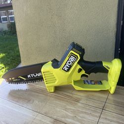 RYOBI ONE+ HP 18V Brushless 8 in. Battery Compact Pruning Mini Chainsaw (Tool Only)s