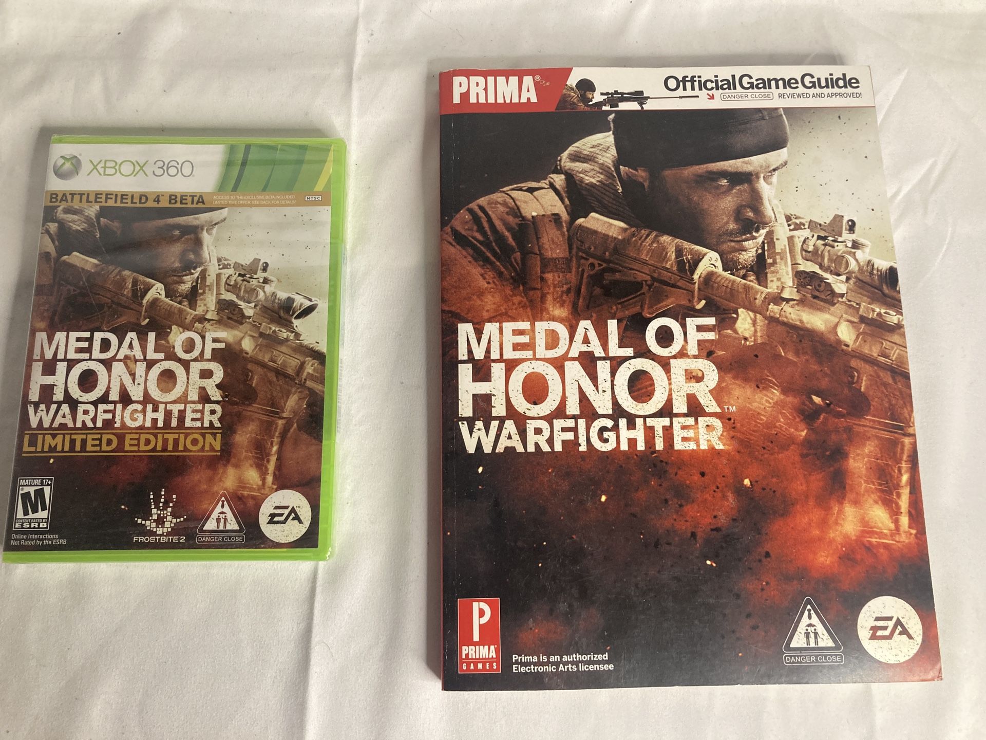 Xbox 360 Medal Of Honor Warfighter (new) + Guide