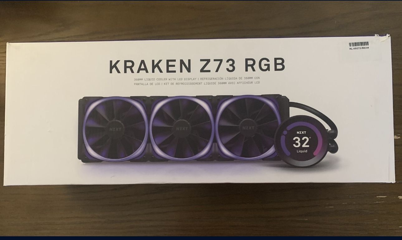 NZXT Kraken Z73 RGB 360mm AIO Liquid Cooler - Fully Customizable!