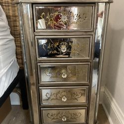 Mirror Nightstand / Small Table 