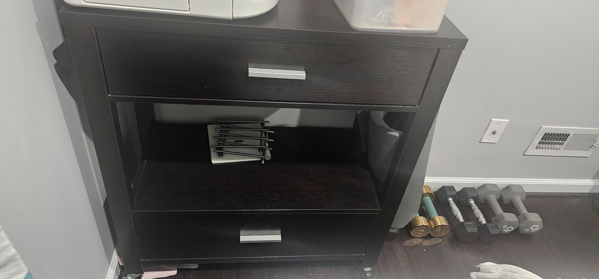 Rolling Storage Cart / Utility Cabinet with Drawers
