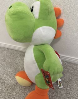 Brand New Nintendo Yoshi 16”Plush & Brand New Panda Bear Onigiri Plush 15 Inch Backpack